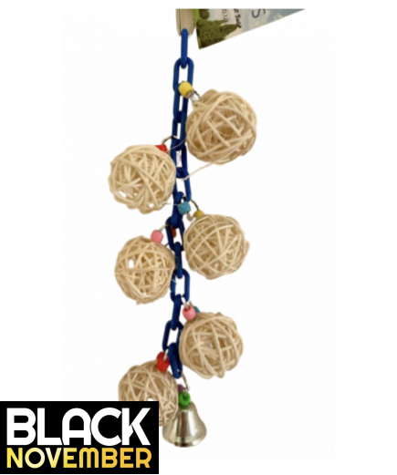 9 x Parrot Toy Pack - Budgies, Conures, Cockatiels, Caiques, Quaker etc - RRP £94.91 - Pack 1